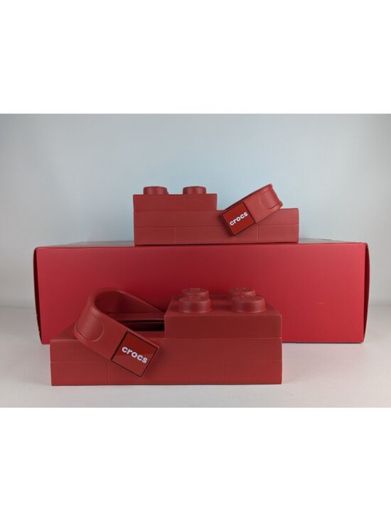 Crocs x  Brick Includes a  gift Triple Red Size  M5 / W7 NIB main image 7
